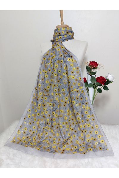 REMOMODA Patterned Soft Cotton Shawl
