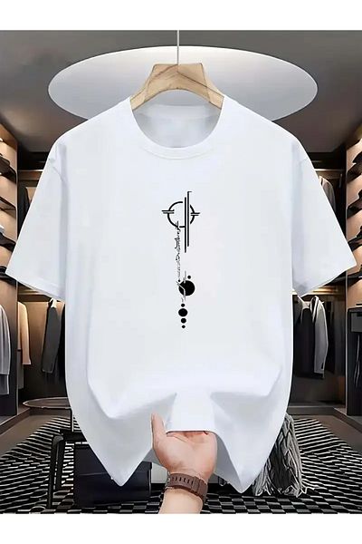 MANCY Unisex Design Printed Oversize T-shirt