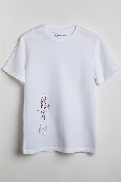 Merch&ice Prugasto sirena Štampano uniseks T-shirt