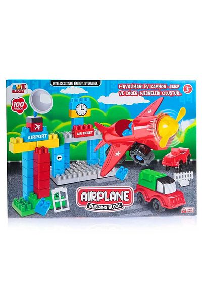 Asya Ant Blocks Airport 100 Pieces 3+
