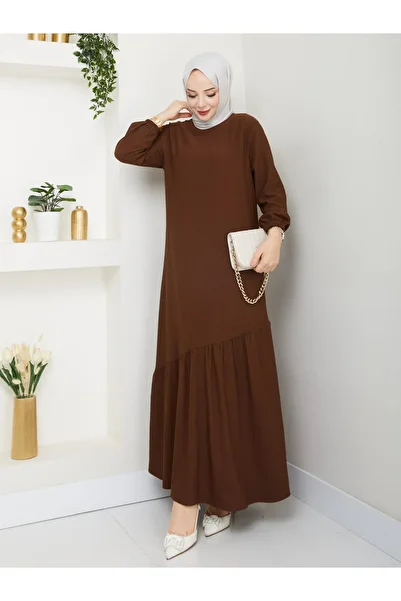 SudeHlt.co Hijab Asymmetrical Dress