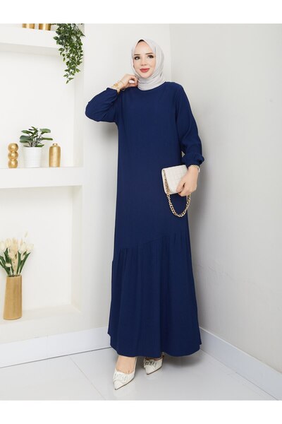 SudeHlt.co Hijab Asymmetrical Dress