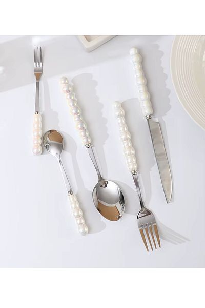 ARVALE 6 Pearl Detailed Tablespoon - (Tablespoon)