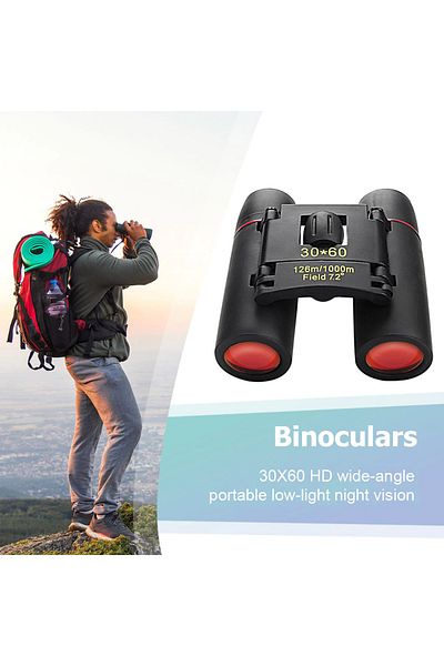 FOXMAG24 Professional binoculars for children/adults FOXMAG24® 30X60, 120-1000m, Black