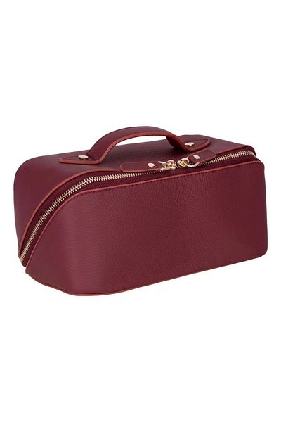 Enseb Ella Women's Travel Cosmetic Care Makeup Bag Organizer Claret Red
