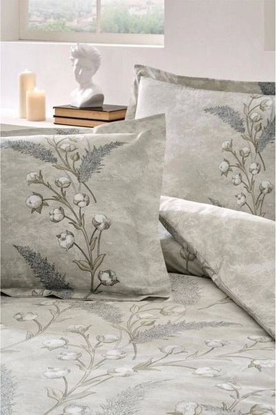 LiderGlobal طقم غطاء لحاف Özdilek Double Ranforce Algodon Beige