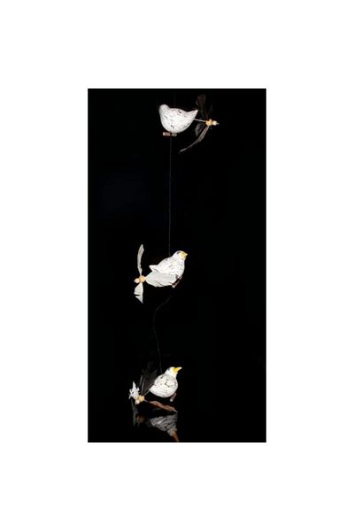 KTYRA52 Wooden Wind Chime with Animal Figures - Model 1