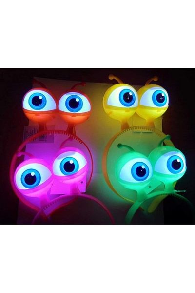 KTYRA52 Alien Eye Crown with Colorful Led Lights in 3 Different Functions