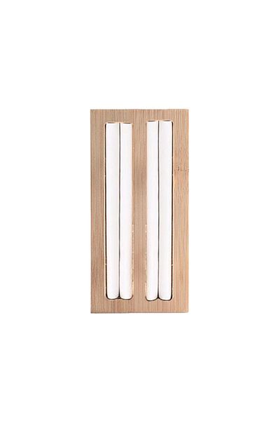 Choice WITHE-2 1pc, bamboo ring storage tray, used for jewelry, earrings, ring storage and arrangement