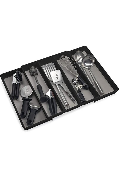 Generic ELTOW Expandable Cutlery Drawer Organizer, 5 Non-Slip Adjustable Sect...