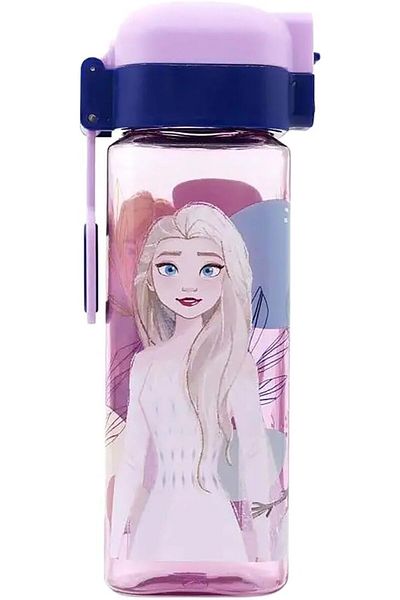 Generic Stor Frozen Ecozen Water Bottle With Safety Lock Purple And Blue 550Ml Purple And Blue