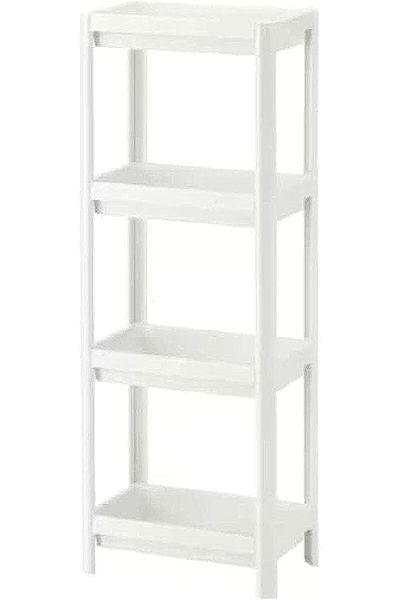 Generic Al-Mufarrej Housewares Viskin 4 Layer Shelving Unit for Household Purposes, 30 cm x 25 cm x 20 cm,
