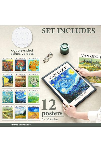 Generic 97 Decor - Van Gogh Posters - Wall Art - Prints Famous Art Prints Artwork Paintings Abstract Art Po