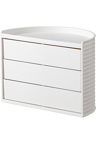 Arabest Multi-Layer Jewelry Organizer Box, Half Circle Rotating Storage Case ...