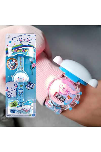 Choice 22.5cm 03 New Sanrio Music Watch Kawaii Cartoon Anime Kuromi Cinnamoroll Hello Kitty My Melody Silic
