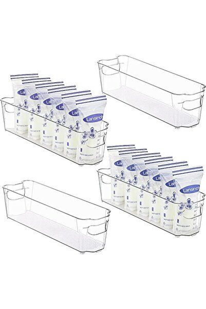 Generic Kazadora Transparent Plastic Organizing Boxes for Refrigerator - Vers...
