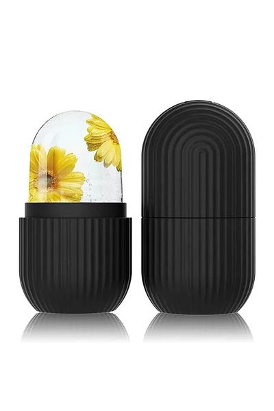 Choice Black Silicone Ice Cube Trays Beauty Lifting Ice Ball Face Massager Contouring Eye Roller Facial Tre