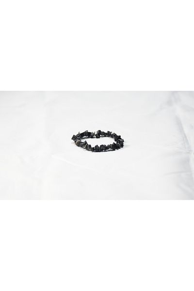 Efulim Hediyelik Zodiac Bracelet - Scorpio - Obsidian Natural Stone - (Sent with a Cloth Bag)