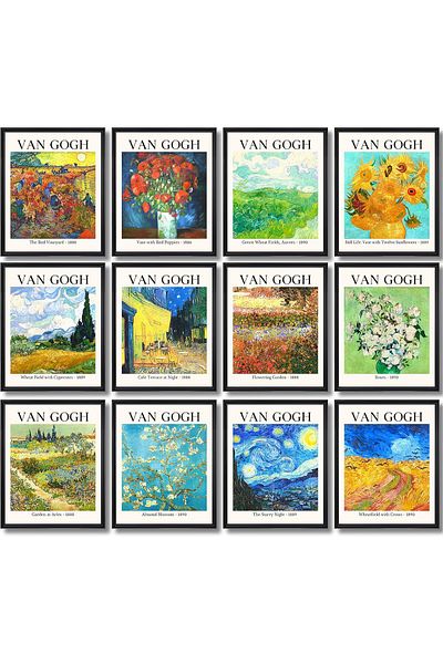 Generic 97 Decor - Van Gogh Posters - Wall Art - Prints Famous Art Prints Artwork Paintings Abstract Art Po