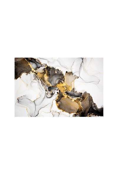 ve Tablou Canvas, Golden marble mix 80 x 50, multicolor