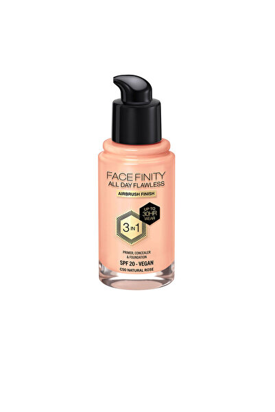 Max Factor Facefinity All Day Flawless 3 In 1 Foundation #c50-natürliche Rose 30 ml