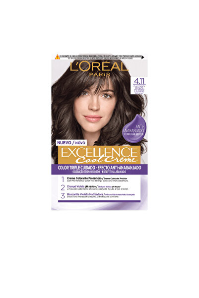 L'Oreal Paris Excellence Cool Haarfärbemittel #4.11-intensives Aschbraun L'Or...