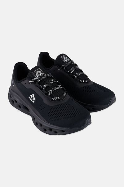 RBX Men Brand Logo Lace Up Training Shoes, Black