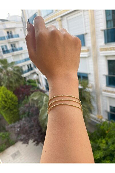 Bascom Steel سوار فولاذي أنيق بثلاثة خطوط (ضمان لمدة عامين)