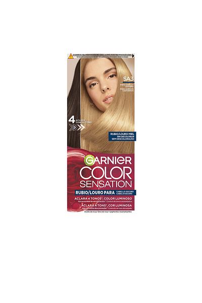 Garnier Color Sensation Leuchtende Blonde Farbe Ohne Verblassen Für Dunkles Haar #louro Miel Garnier