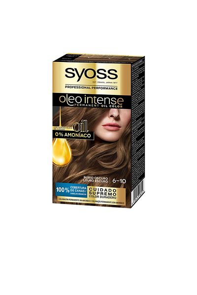 Syoss Oleo Intense Ammoniakfreie Haarfarbe #6.10-dunkelblond 5 Stk 5 pz