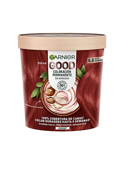 Garnier Good Permanente Farbe #6.6 Granatapfelrot 217 ml