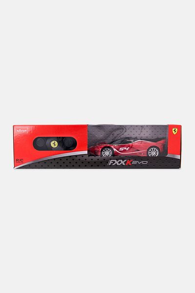 Rastar سيارة فيراري FXXK EVO موديل 1/24 بتحكم عن بعد، لون أحمر