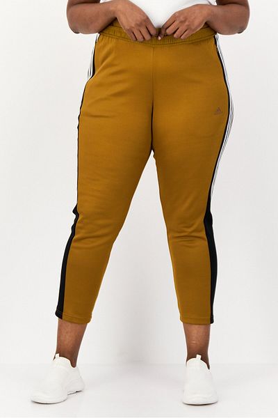 adidas Women Plus Size Outdoor Sweatpants, Brown