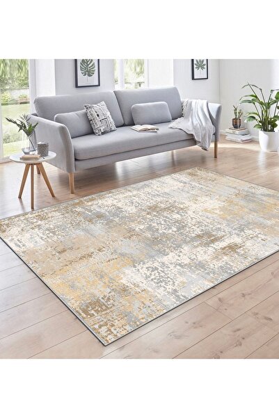 uzhanem Dot Taban Kaymaz Halı Yolluk Mutfak Salon Halısı Dijital Baskılı Yıka...