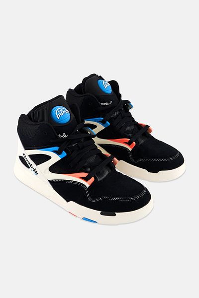 Reebok Men Pump Omni Zone Ii Lace Up Basketball Shoes, Multicolor