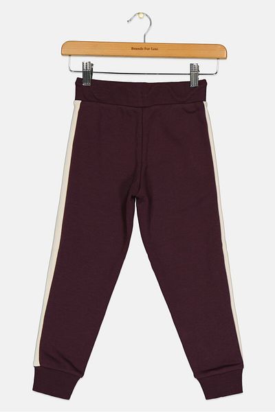 Puma Kids Girl Brand Logo Outdoor Sweatpants, Purple