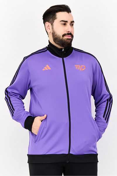 adidas Men Sportswear Fit Long Sleeve Outdoor Jacket, Purple