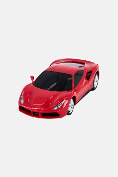 Rastar سيارة فيراري 488 GTB موديل 1/14 بتحكم عن بعد، لون أحمر