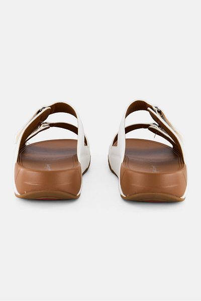 English Laundry Men Slip On Cork Arabic Sandals, White