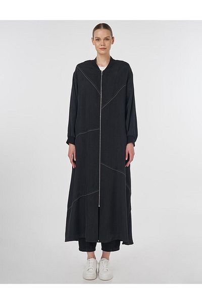 Kayra Λεπτομέρεια ραφής Lyocell Wear Out Black
