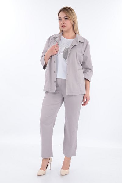 EXİTLİNE Women's Triple Suit Jacket Pants Tshirt