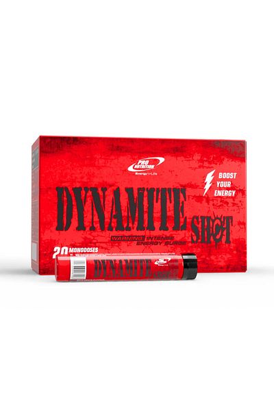 Pro Nutrition Monodoze Energizante Pre-workout, Dynamite Shot Fructe De Padure 20 Monodoze X 25 ml