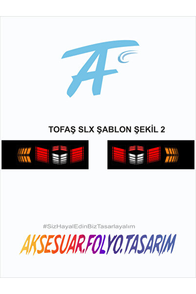 aksesuar folyo tasarım Fiat Tofaş Slx Stop Folyo