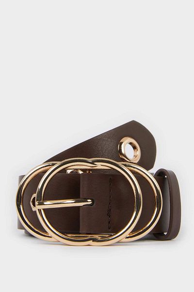 DeFacto Women's Faux Leather Jean Belt E7924Axns