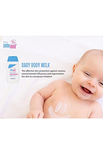 Sebamed Baby Body Milk Lotion 200 ml Gentle Deodorant for Sensitive Skin with Long-Lasting Freshness