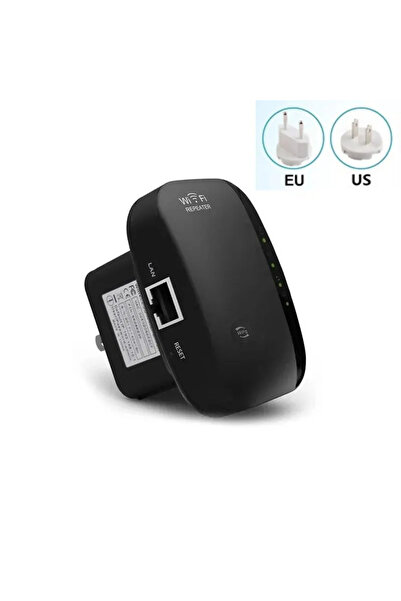 Choice EU Plug black Wireless Signal Booster Wifi Extender Small Steamed Bun Network Repeater Ap Broadband