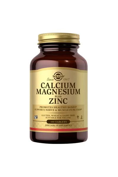Solgar Solgar Calcium Magnesium Plus Zinc Tablets (100 count)