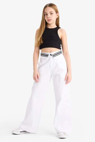 DeFacto Girl Wide Leg Wide Leg Cotton Pants E1749A825Sm