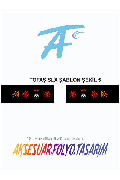 aksesuar folyo tasarım Fiat Tofaş Slx Stop Folyo