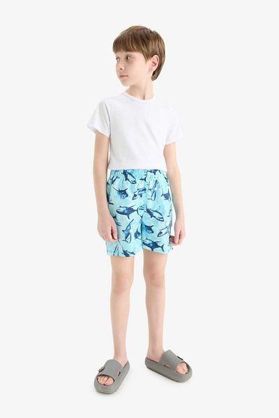 DeFacto Jungen-Meeresshorts mit Hai-Muster E7510A825HS